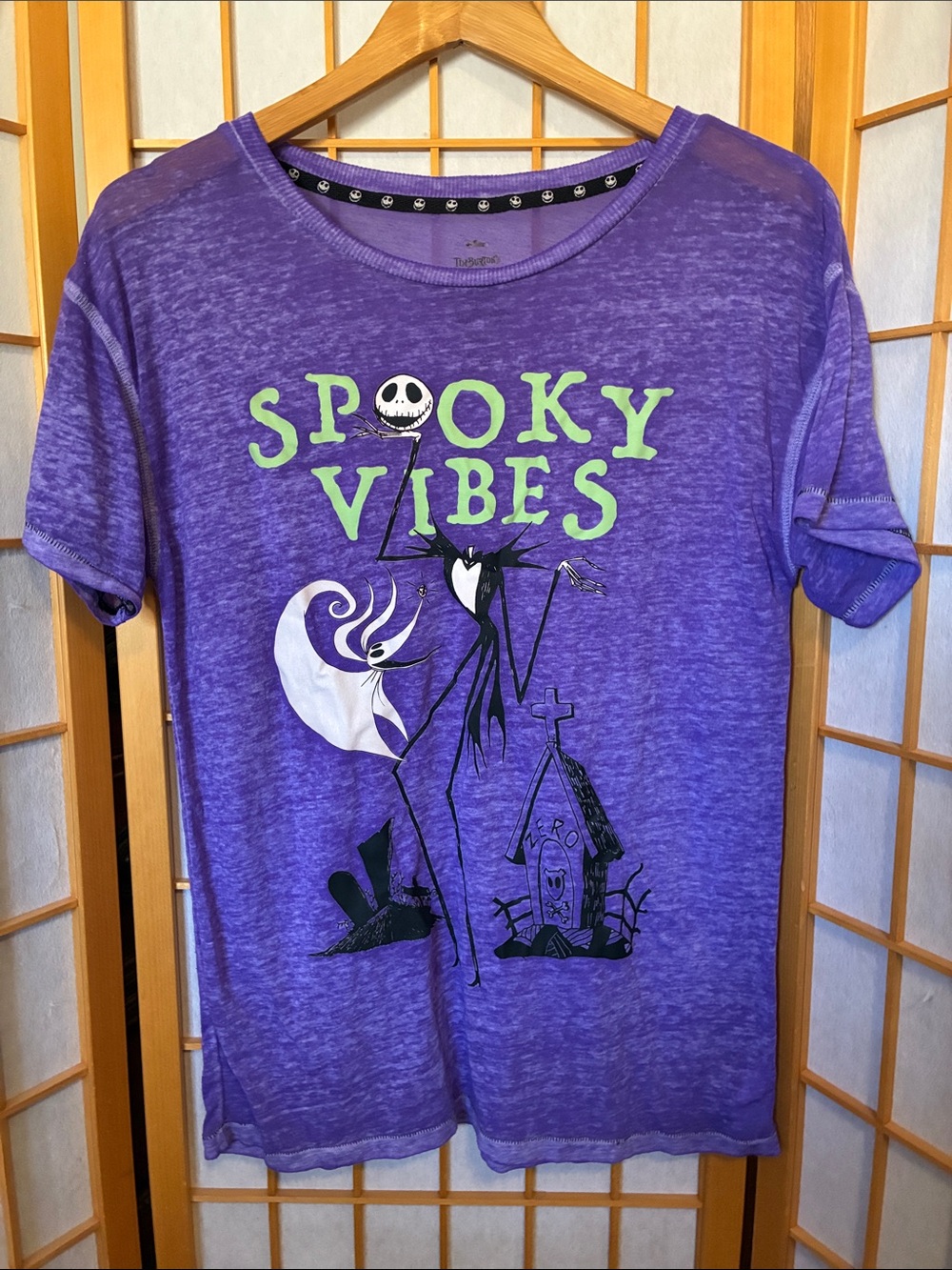 Disney Purple 'Spooky Vibes’ T-Shirt